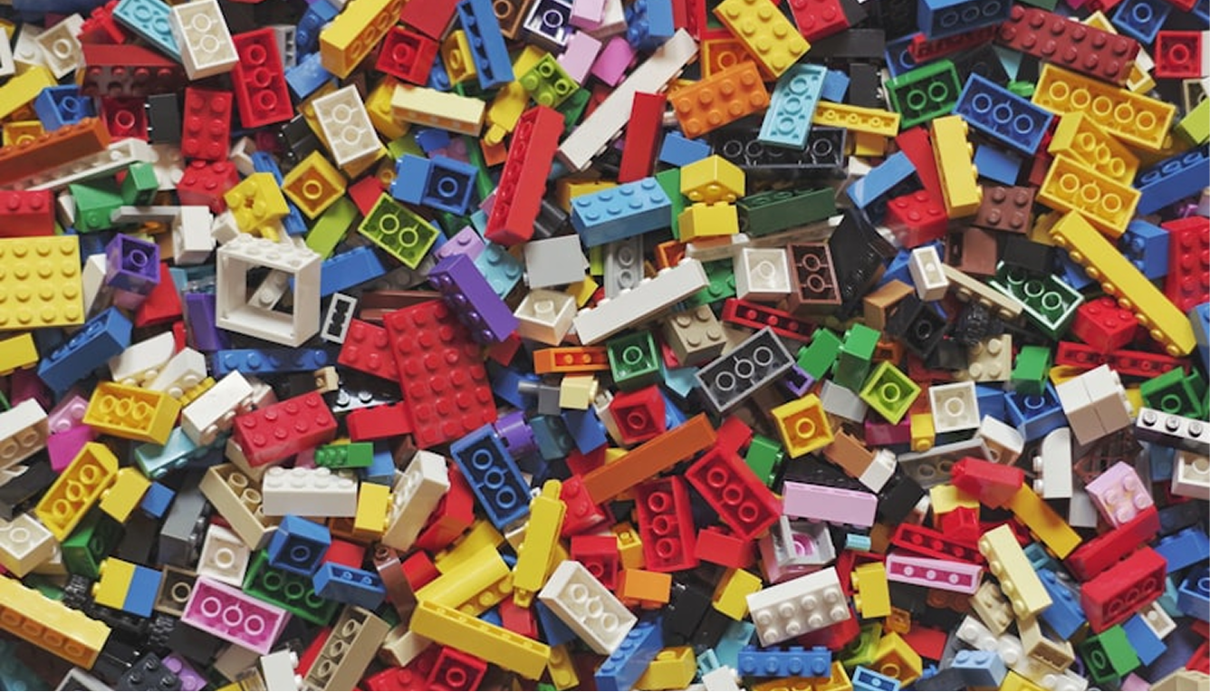 Children learning with blocks